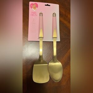 Paris Hilton Pink and Gold Kitchen Tool Set